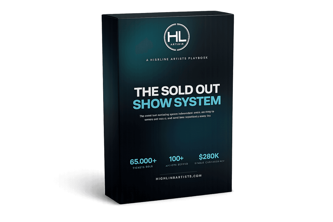 The Sold Out Show System - free PDF guide for independent artists