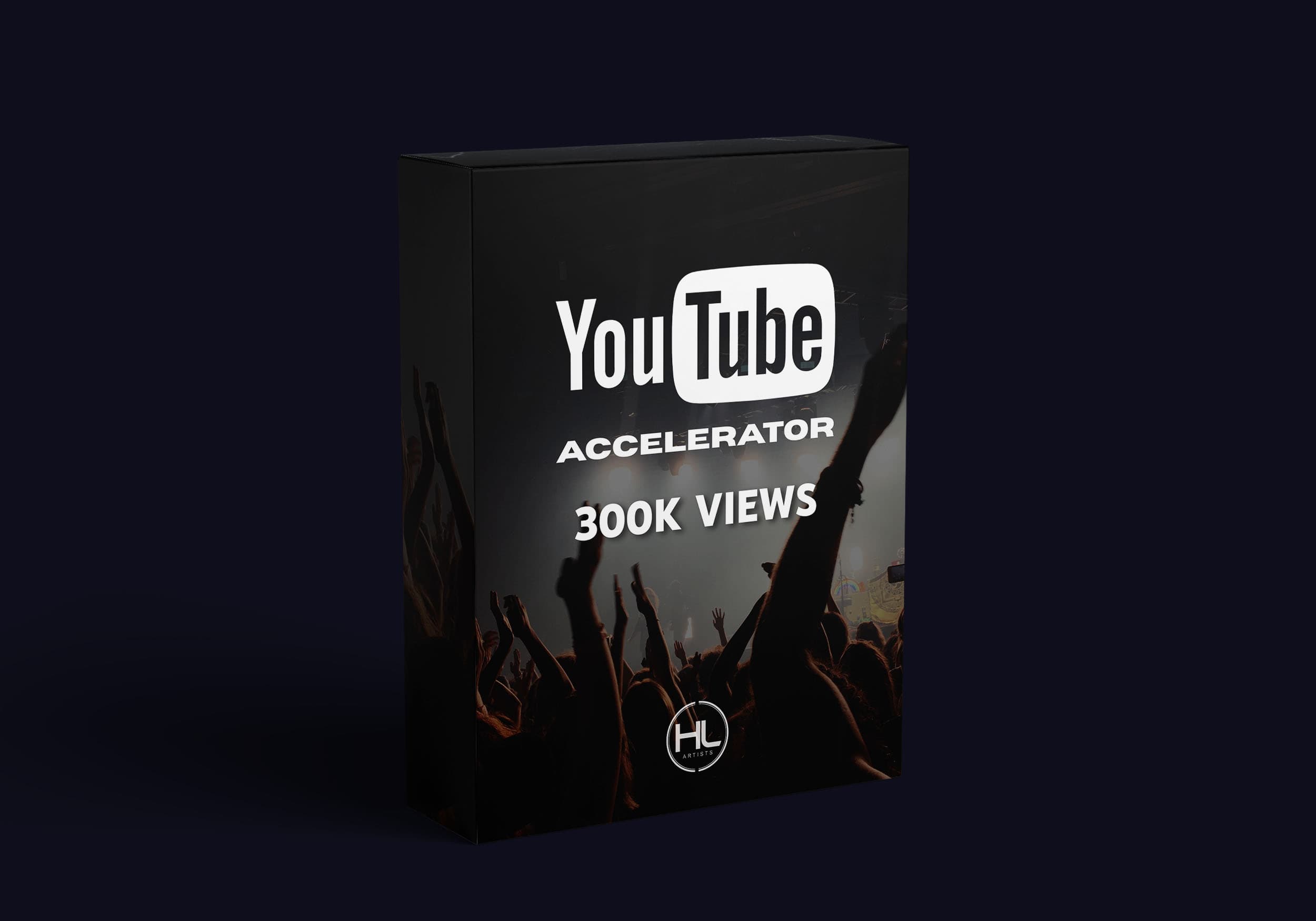 YouTube Accelerator 300k views package